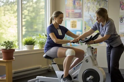 bicicleta estatica para rehabilitacion de rodilla